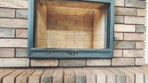 Строительство камина из кирпича ручной формовки