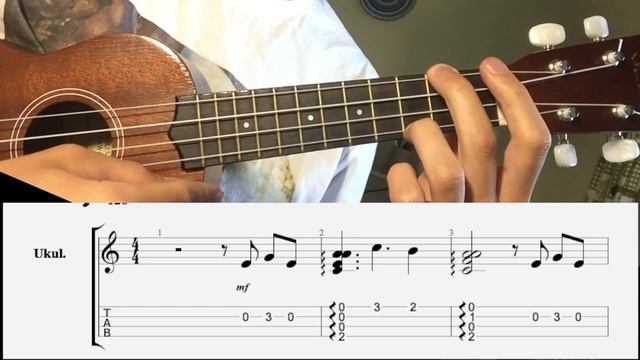 UKULELE. LINKIN PARK-NUMB UKULELE TUTORIAL