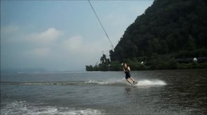 Mike trying to get better at wakeboarding... comments welcome!