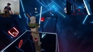 Rick1n1Roma Разносит в Beat Saber Вид От Третьего Лица ! | Beat Saber