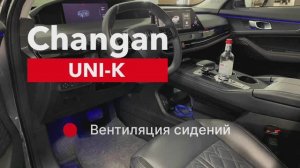 Changan UNI K Вентиляция сидений.