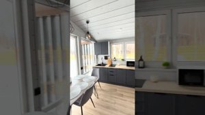 Лучший модульный дом с сауной для сдачи в аренду! Барн-Хаус 42 м2