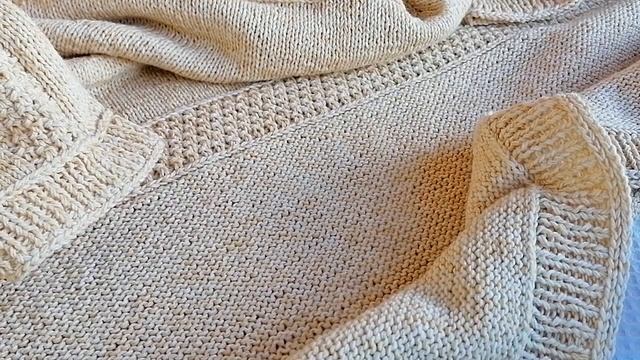 ВЯЗАНИЕ.  Летний ДЖЕМПЕР-футболка из итальянского ПОЛУХЛОПКА
