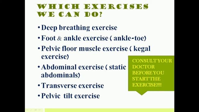 Antenatal Exercise / exercises can do during pregnancy смотреть онлайн