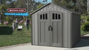 WoodLook  Пластиковый сарай 2х3 6 6m