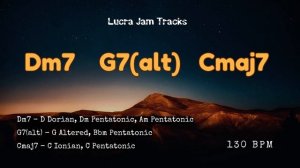 Jazz 2-5-1 Backing Track In C Major  -  130 bpm