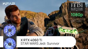 KFA2 X GeForce RTX 4060 Ti Black | Star Wars Jedi: Survivor | 1080p (FullHD) разрешение