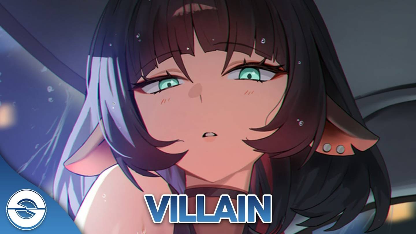 Nightcore - Villain (Lyrics), текст песни #Найткор #аниме #песня #Anime #Jane Doe #Джейн Доу