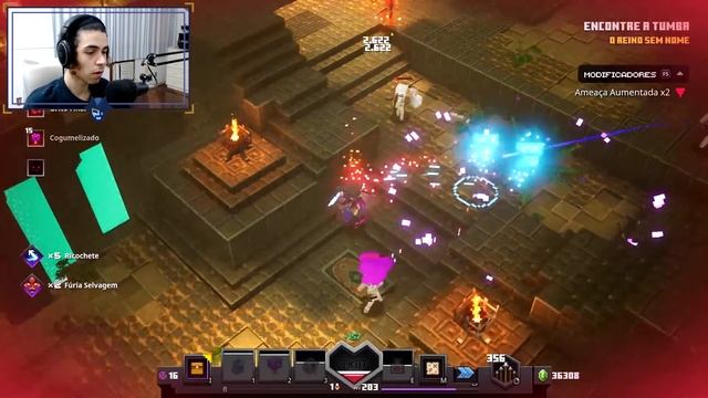 Pedrodbr Jogando Minecraft Dungeons Echoing Void - Parte 1 смотреть онлайн