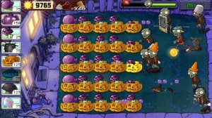 Best strategy Plants vs Zombies | Tracing the Last Stand night Pumpkin vs Fume-shroom full Survival