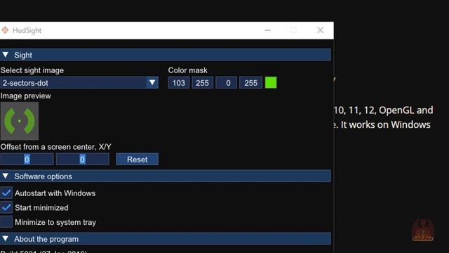 HudSight - Customize CrossHair