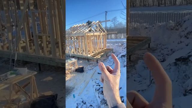 🔴 каркасный дом для аренды 6х7,5 #paivilamini