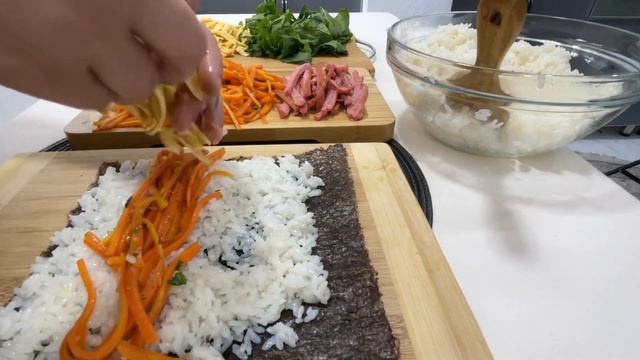 🍱 НАШУМЕВШИЙ | Корейская еда КИМПАБ 🔥🔝