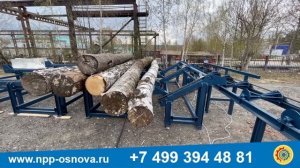 Разобщитель эстакада для бревен