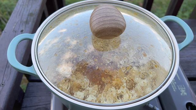 奶油甜味爆米花｜一起去山上爆米花吧！逼逼啵啵的超療癒～一顆接一顆好吃到停不下來 一鍋到底 簡單又便利喔！武陵農場