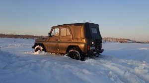 уаз 469 на блокировках