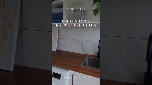 Laundry Renovation: