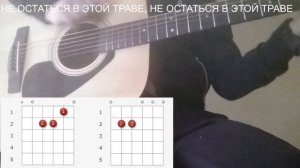 Группа КИНО - группа крови на гитаре, разбор