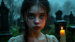 девочка с кладбища-страшная история