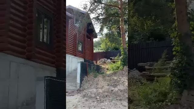 Дом комбинированный: монолит + бревно оцилиндрованное смотреть онлайн