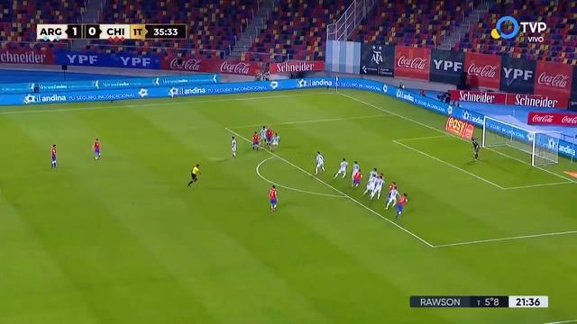 Alexis Sanchez Goals argentina vs chili would cup qualify 2021