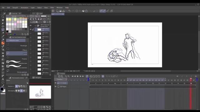 06. Interaction With Additional Characters. 2D ACTION ANIMATION by M. Kim