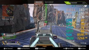 RTX 4060 -- Ryzen 5 3600 -- Apex Legends FPS Test