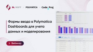 Вебинар Формы ввода в Polymatica Dashboards для учета данных и моделирования