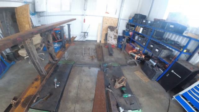 Испытания магнитки, установка нового усилителя рамы под задний мост смотреть онлайн