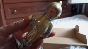 Винтажные елочные игрушки из СССР. Распаковка посылки. 10