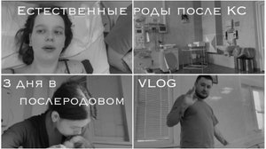Партнерские роды по ОМС |ВЛОГ|Естественные роды после КС