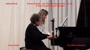 Urmas Sisask Spirale Symphonie 5th piece Fany Solter Eva Maria Rieckert Piano 4 hands