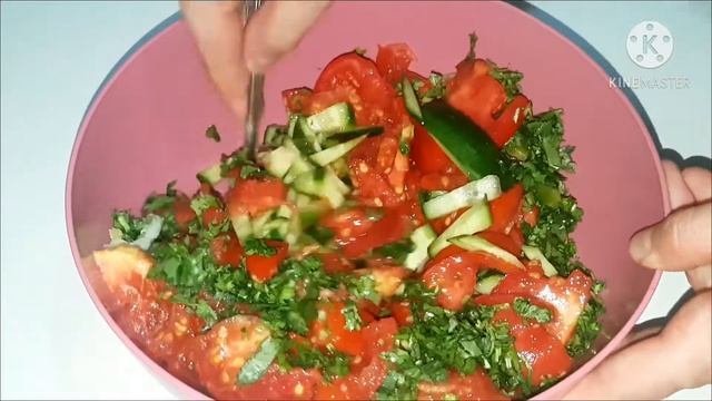 Проще простого. Сытный обед. Таджикское национальное блюдо Курутоб. Қурутоби тоҷикӣ.