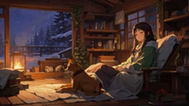 Crackling Fire Sound with Piano смотреть онлайн