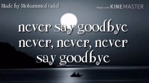 Elton John - Friends never say goodbye (lyrics)