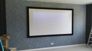 Монтаж экрана 158x280см, на раме Cactus  FrameExpert CS-PSFRE-280X158 16:9