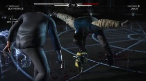 Mortal Kombat X single fight Leatherface vs Jason