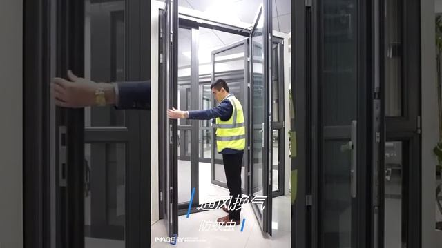 YX120 series aluminum alloy doors and Windows with stainless steel mesh!