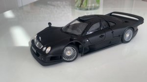 Обзор модели Mercedes-Benz CLK-GTR (Street Version) в масштабе 1/18 от Maisto