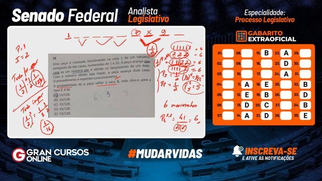 Concurso Senado Federal l Gabarito Extraoficial - Analista Legislativo - Processo Legislativo смотреть онлайн