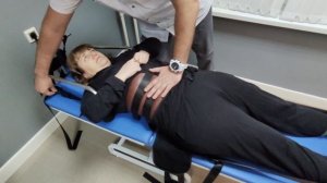 Проведение процедуры на тракционном столе