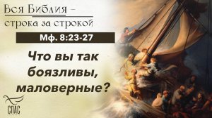 ЕВАНГЕЛИЕ: МФ. 8:23-27