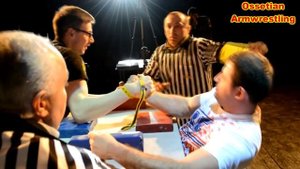 Чемпионат РСО - Алания по армрестлингу 2016. Георгий Таутиев - Григорий Валиев финал 80 кг