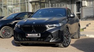 BMW X6 - бронирование кузова пленкой с эффектом сатина