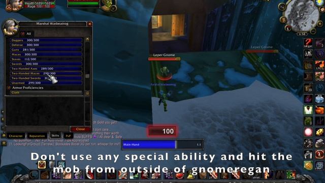 [WOW TBCC] Great way to level weapon skill (use it before it gets fixed!) смотреть онлайн