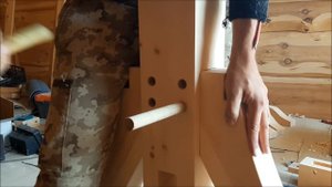 Тимберфрейм полок процесс