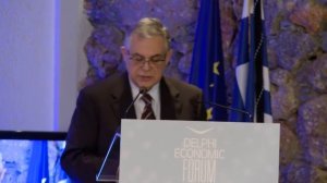 DEF 2016: Lucas Papademos -Former PM of Greece, VP, Academy of Athens