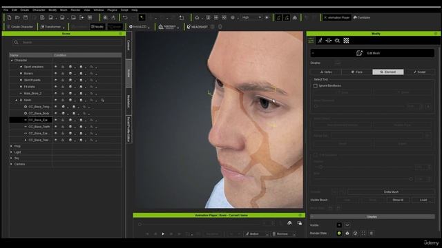 05. Detailed Modifications With CC4. STYLIZED CHARACTER in Character Creator and Blender