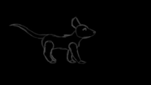 Анимация - Идущая крыса смотреть онлайн