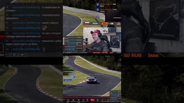 ПРЫЖОК ВЕРЫ НА PORSCHE #simracing #assasinscreed #assettocorsacompetizione #memes #gaming #simracing